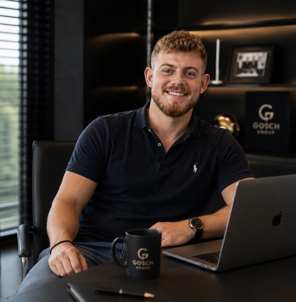 Torben Gosch bei der Arbeit